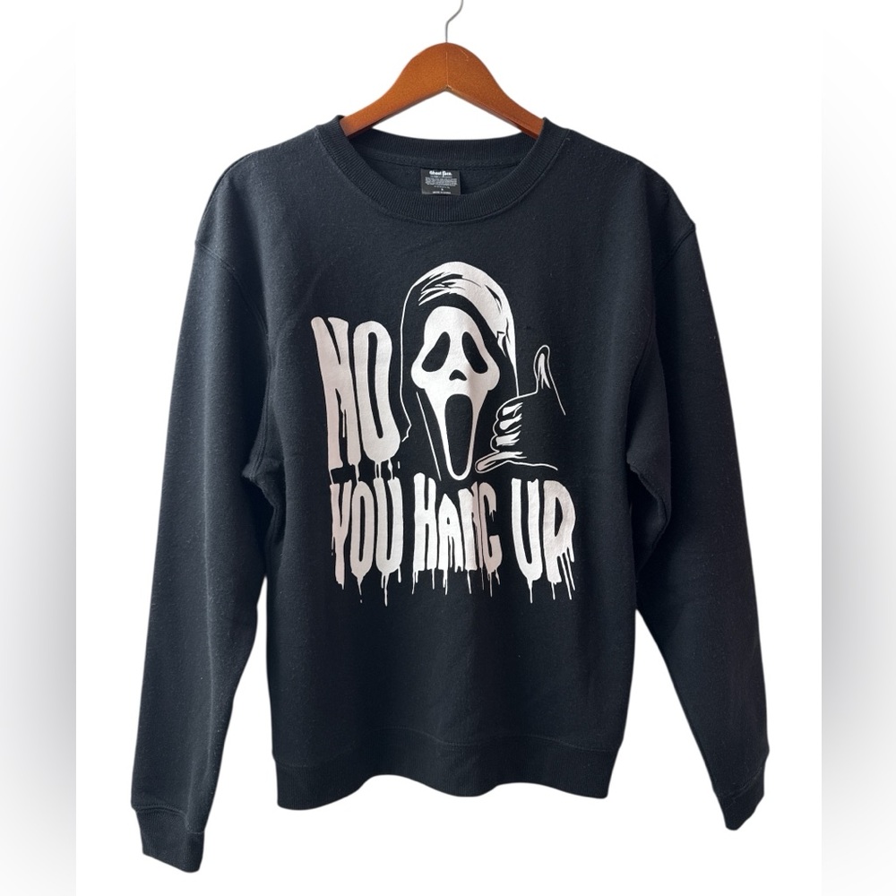 Black Graphic Men's Sweater